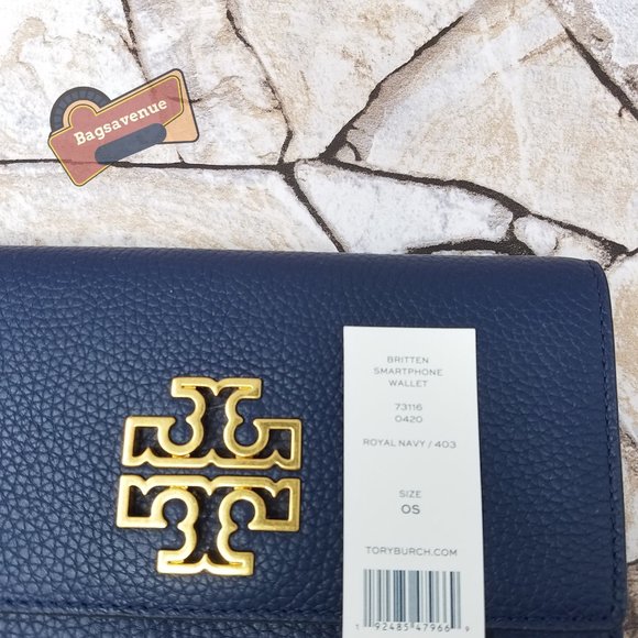 Britten Smartphone Wallet Tory Burch Royal Navy Blue